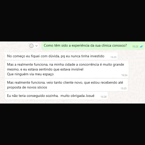 Dona de clínica relata que conseguiu novos clientes e até propostas de novos sócios